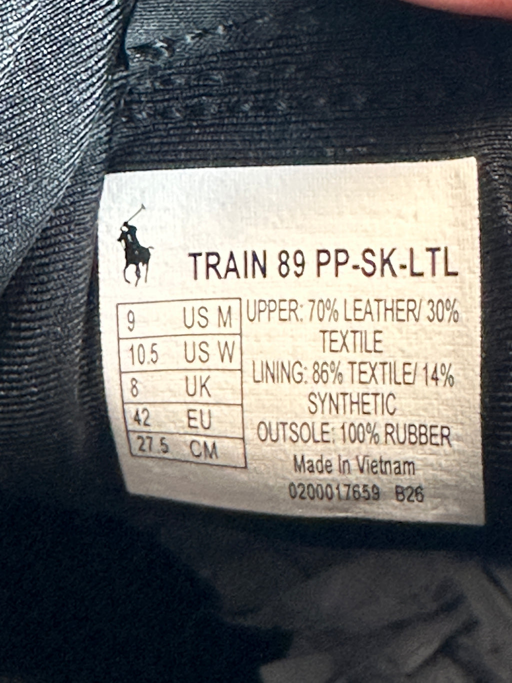 POLO RALPH LAUREN TRAIN 89