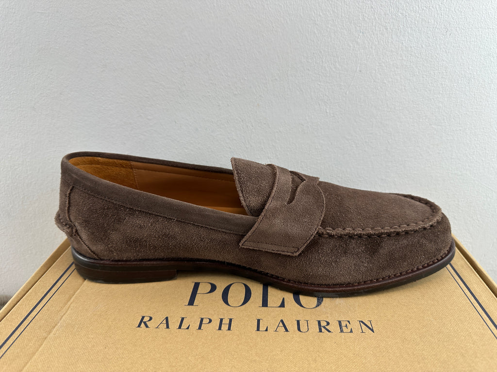 POLO RALPH LAUREN ALSTON SUEDE PENNY LOAFERS