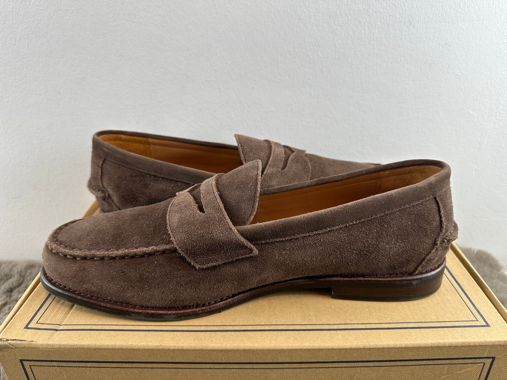 POLO RALPH LAUREN ALSTON SUEDE PENNY LOAFERS