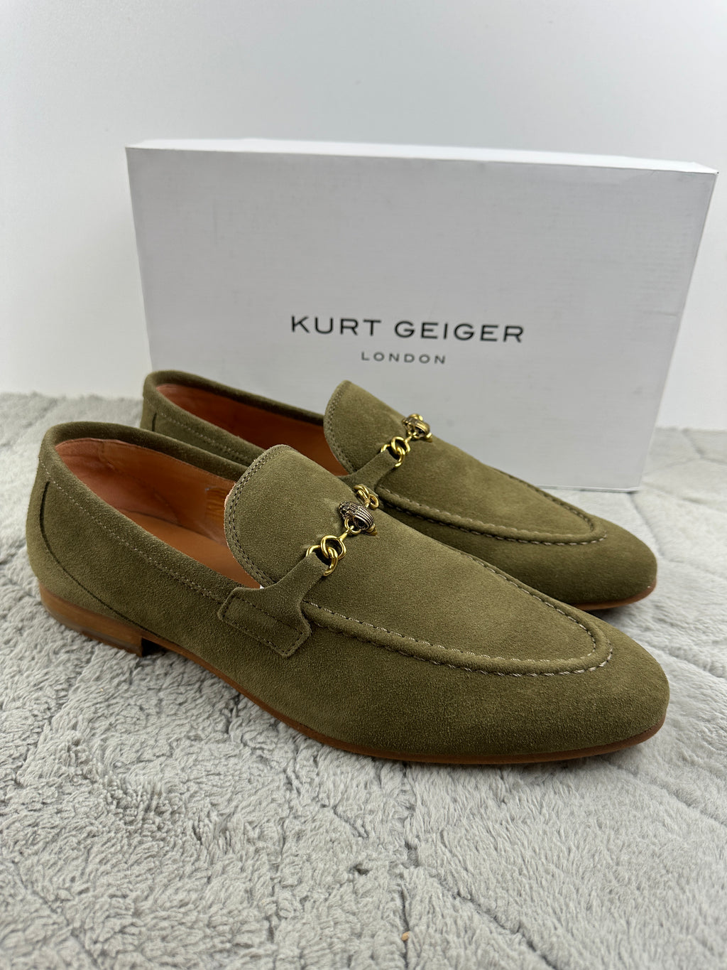 KURT GEIGER ALISTAIR SUEDE LOAFERS