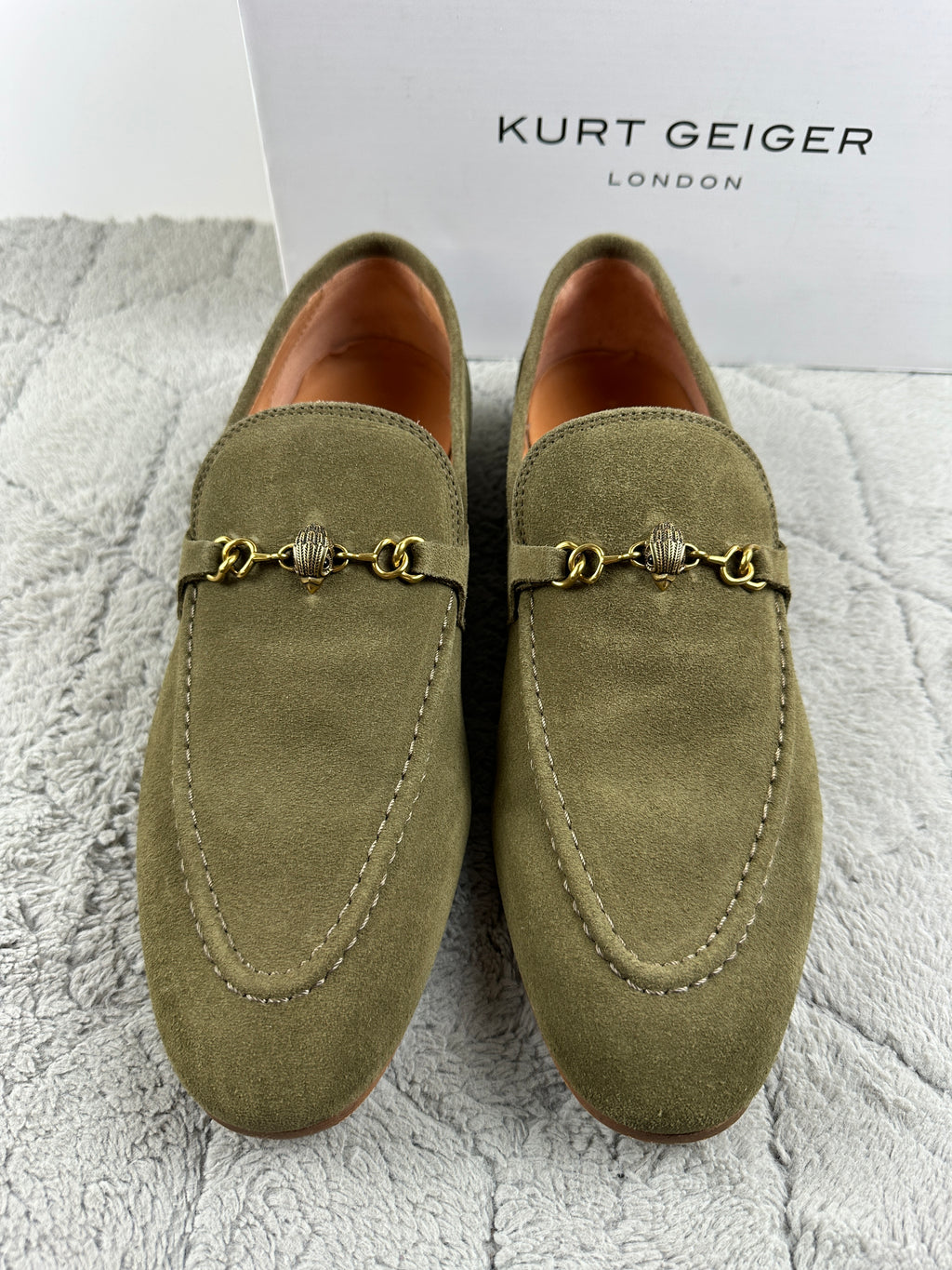 KURT GEIGER ALISTAIR SUEDE LOAFERS