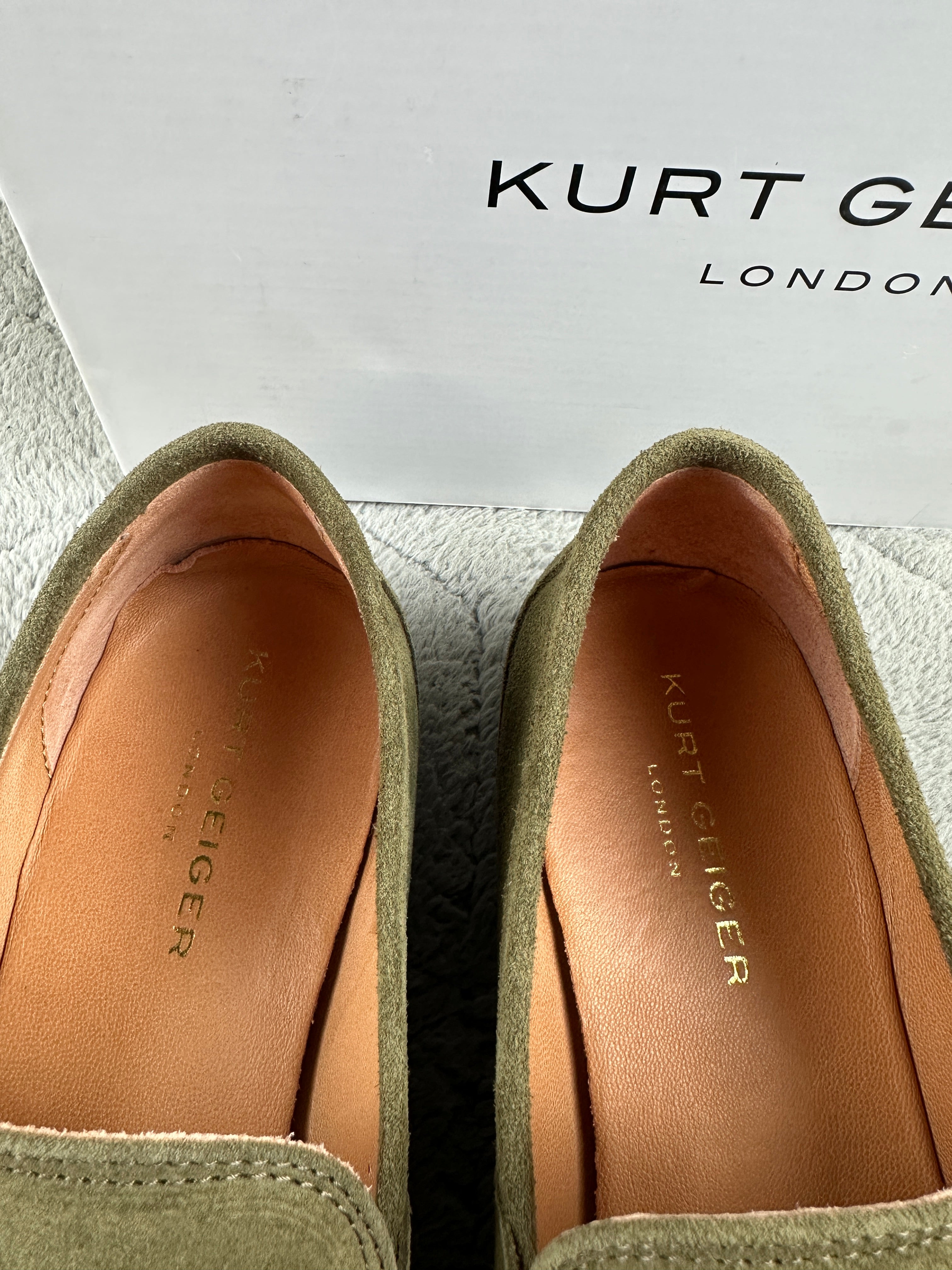 KURT GEIGER ALISTAIR SUEDE LOAFERS