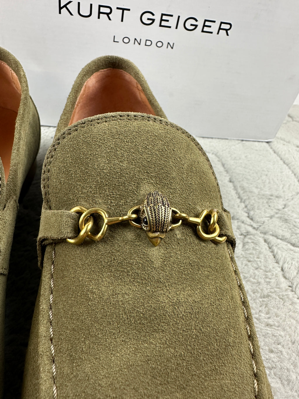 KURT GEIGER ALISTAIR SUEDE LOAFERS