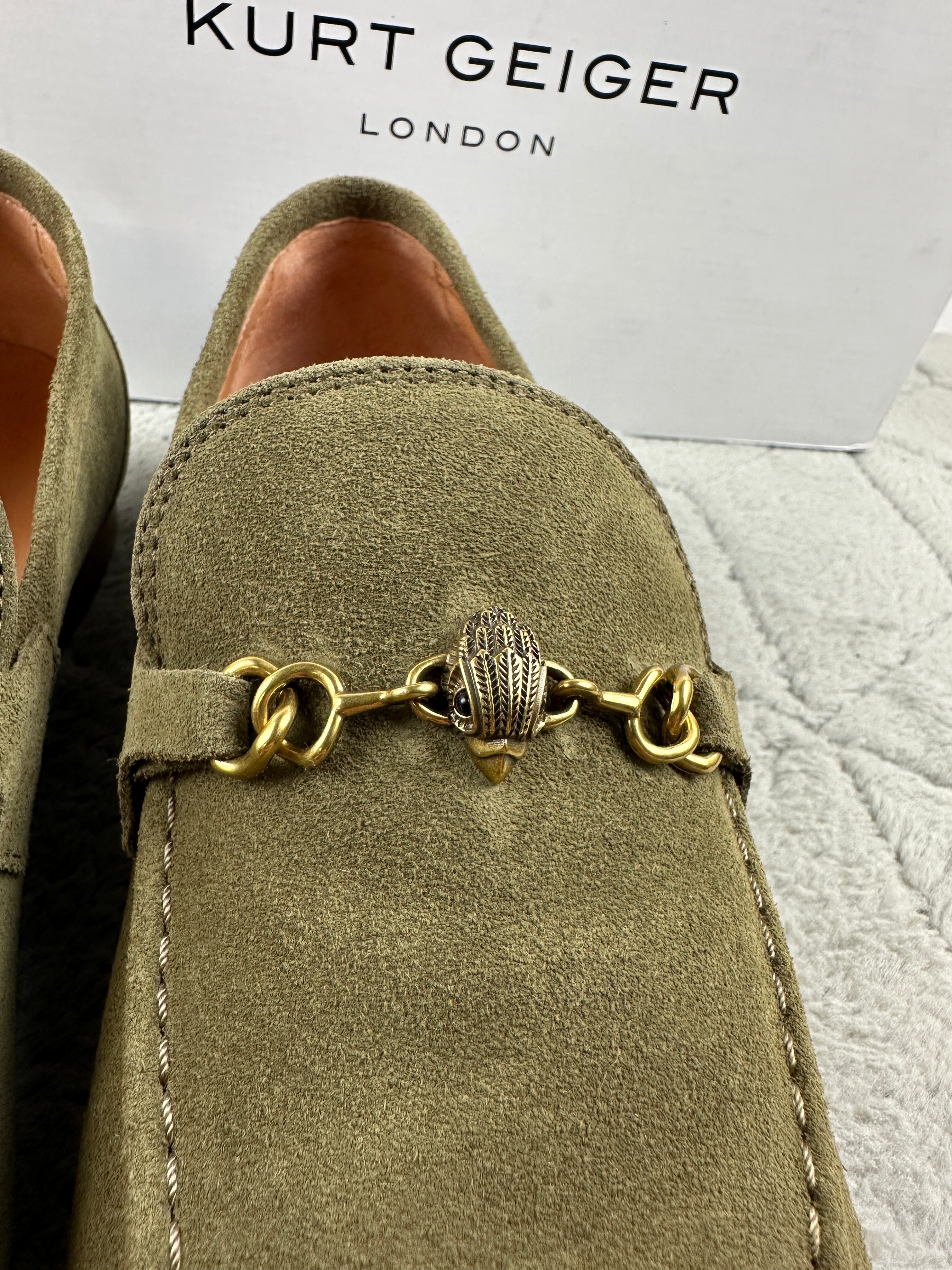KURT GEIGER ALISTAIR SUEDE LOAFERS