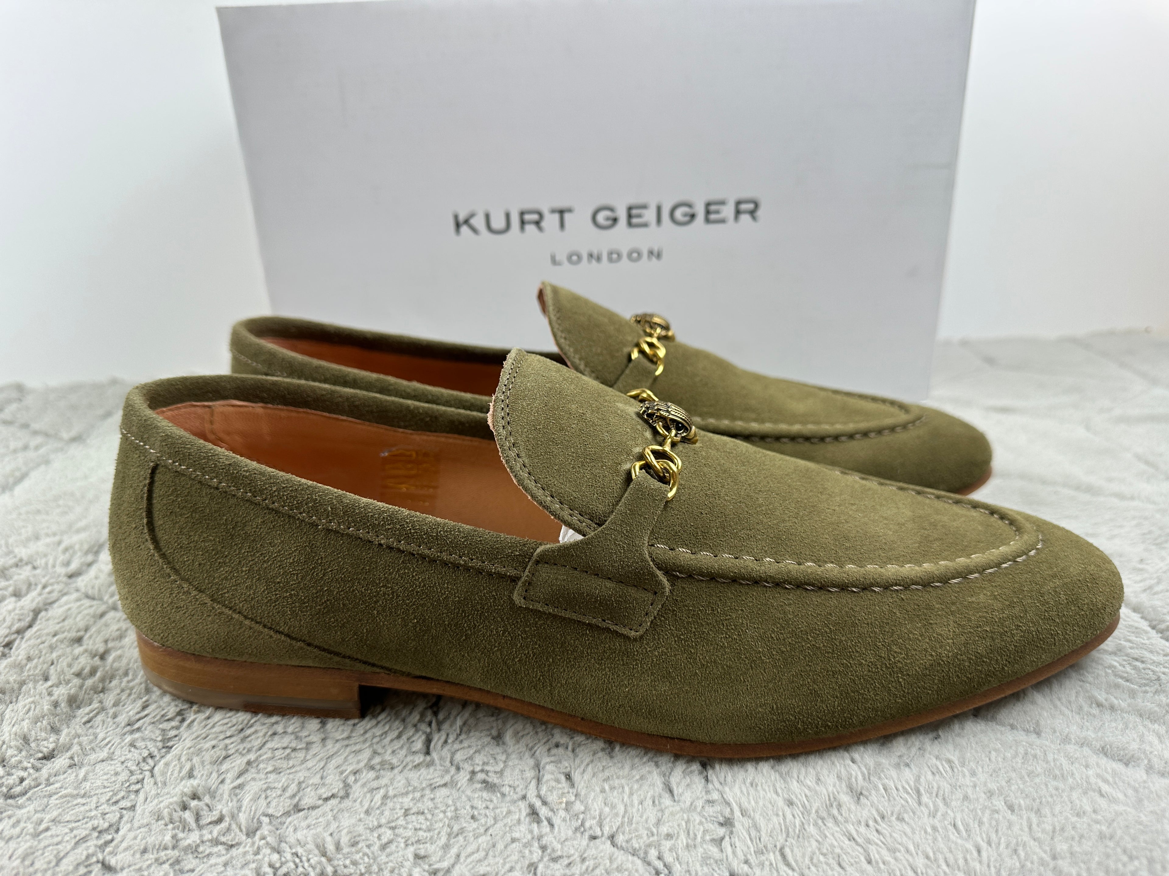 KURT GEIGER ALISTAIR SUEDE LOAFERS
