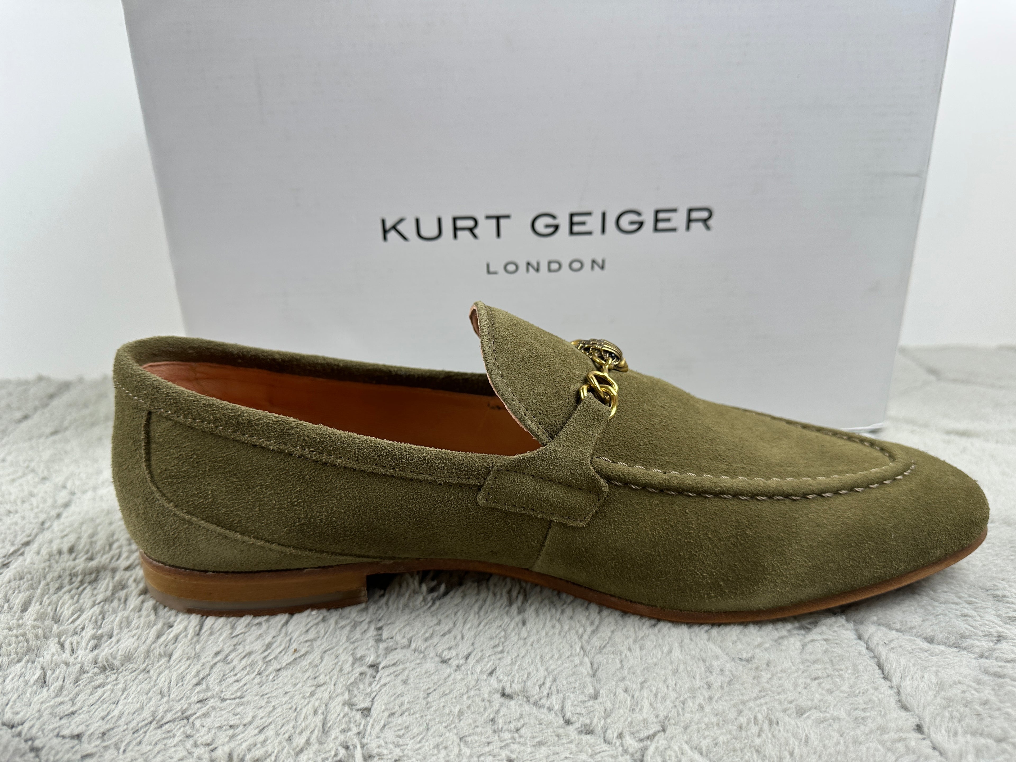 KURT GEIGER ALISTAIR SUEDE LOAFERS
