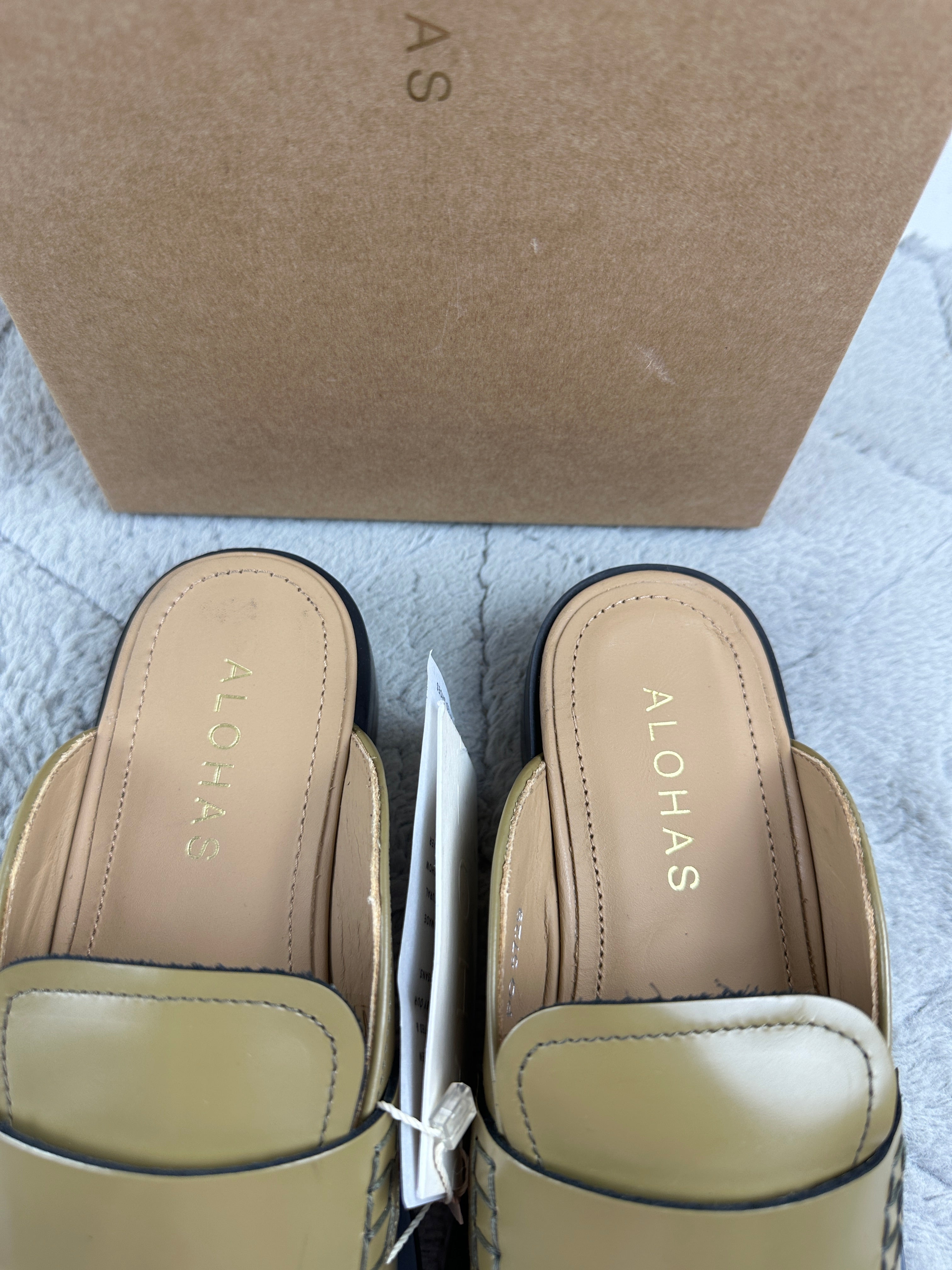 ALOHAS ALFRED LEATHER MULES
