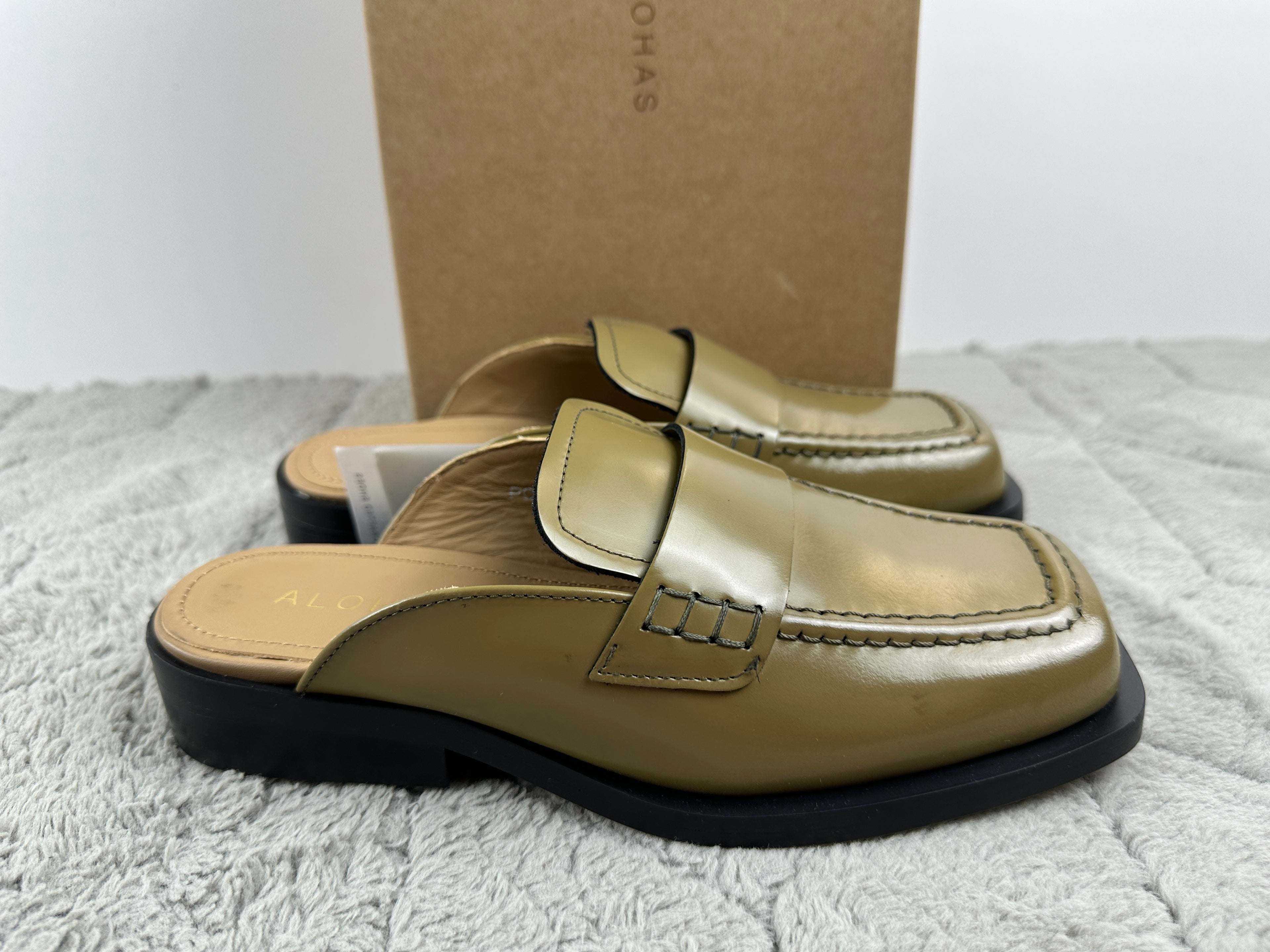 ALOHAS ALFRED LEATHER MULES