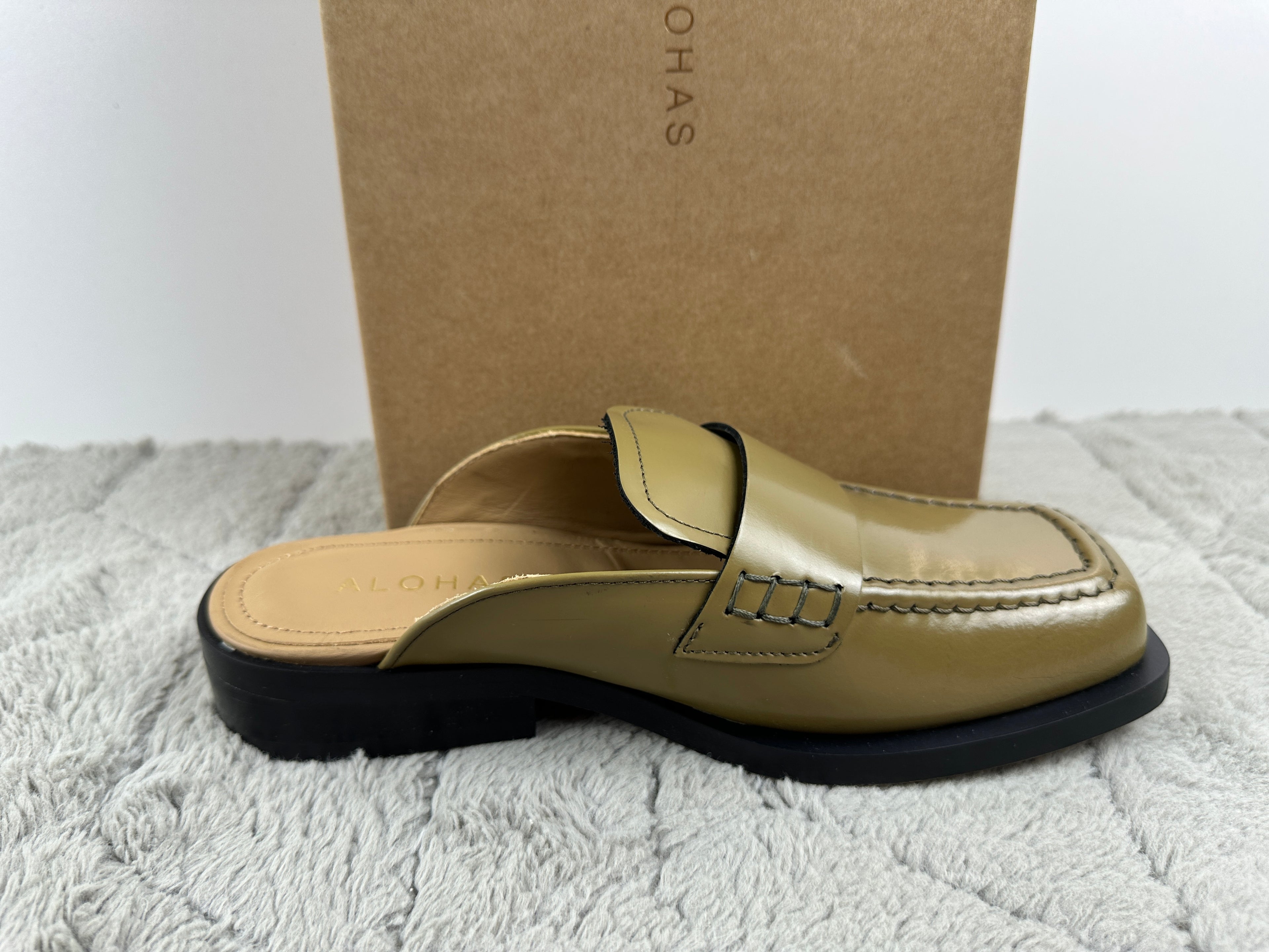 ALOHAS ALFRED LEATHER MULES