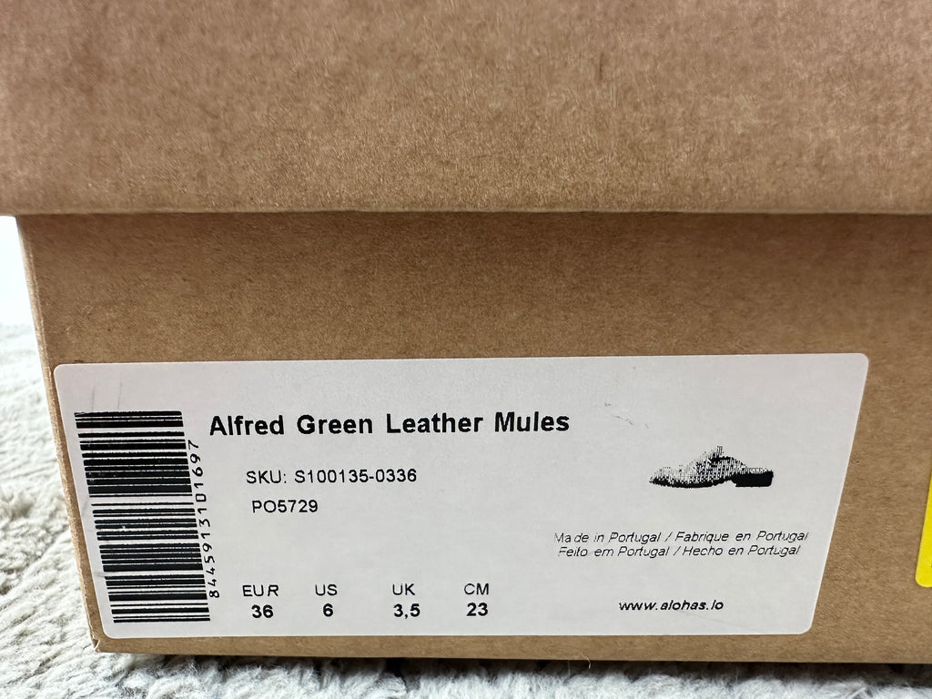 ALOHAS ALFRED LEATHER MULES