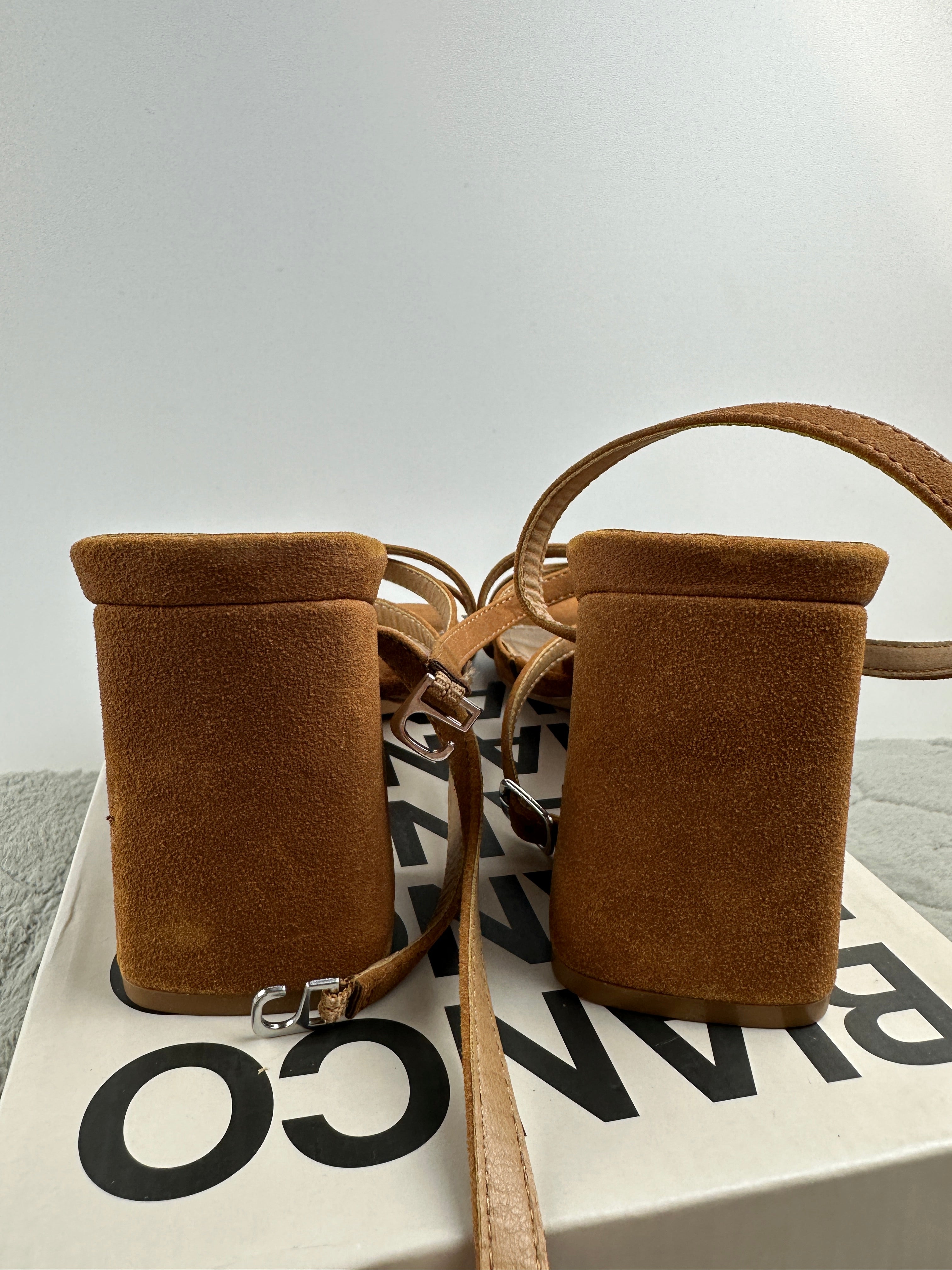 BIANCO BIAJOYCE SANDALS SUEDE