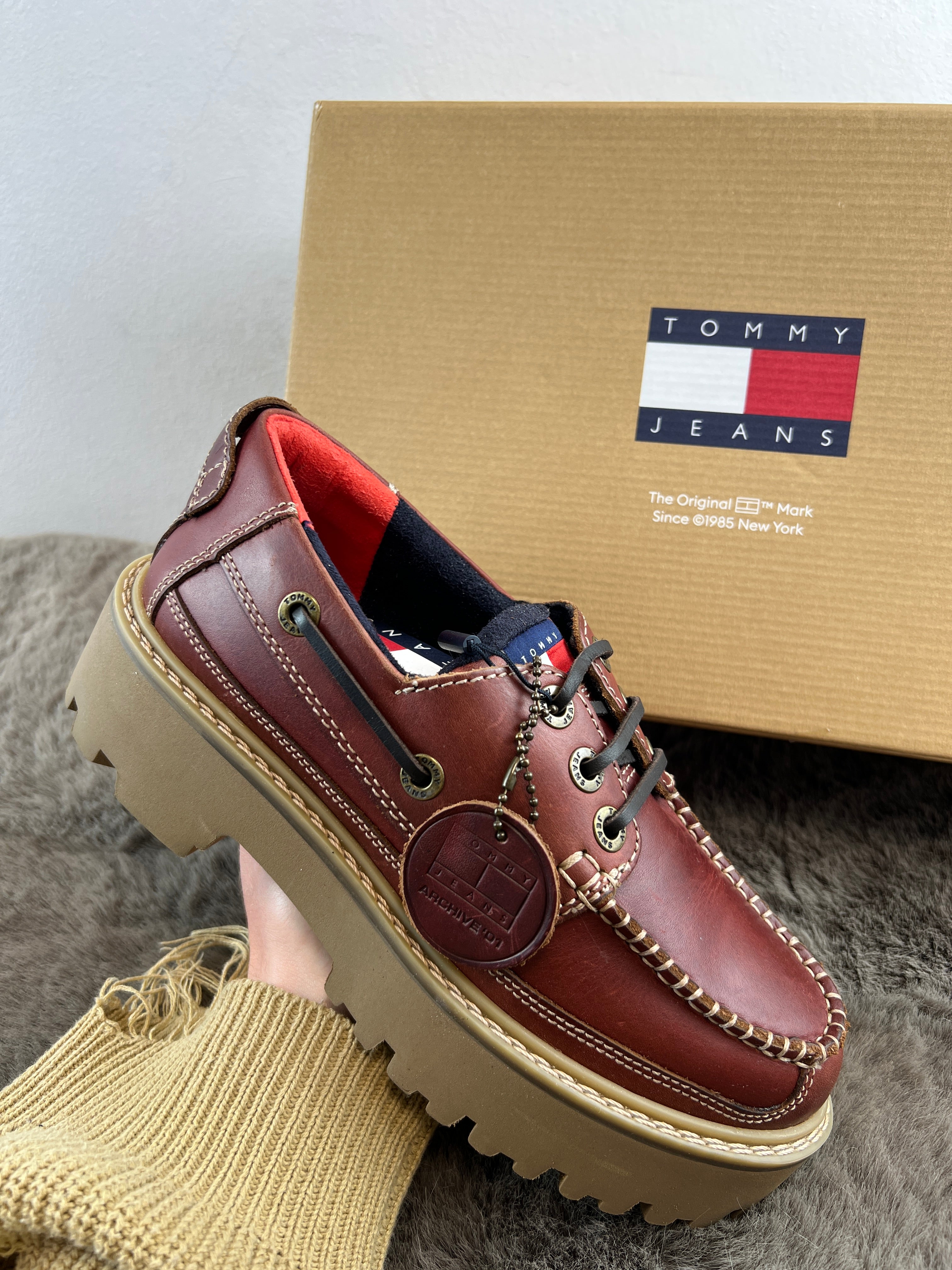 TOMMY JEANS ARCHIVE BOAT SHOE