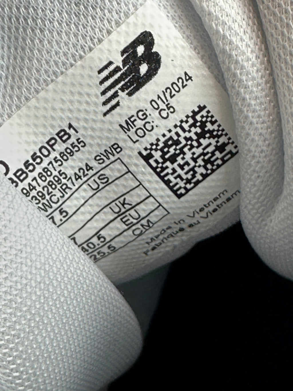 new balance 550 BB550PB1