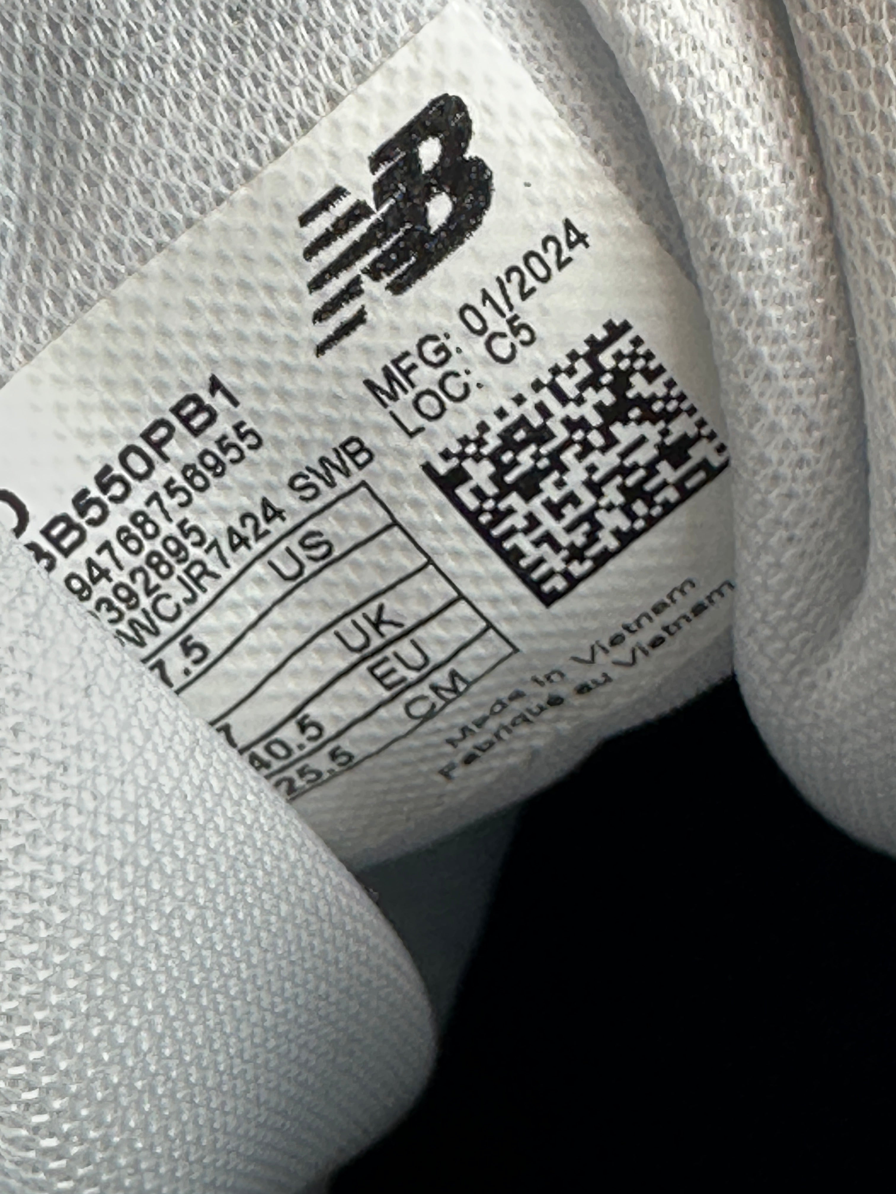 new balance 550 BB550PB1