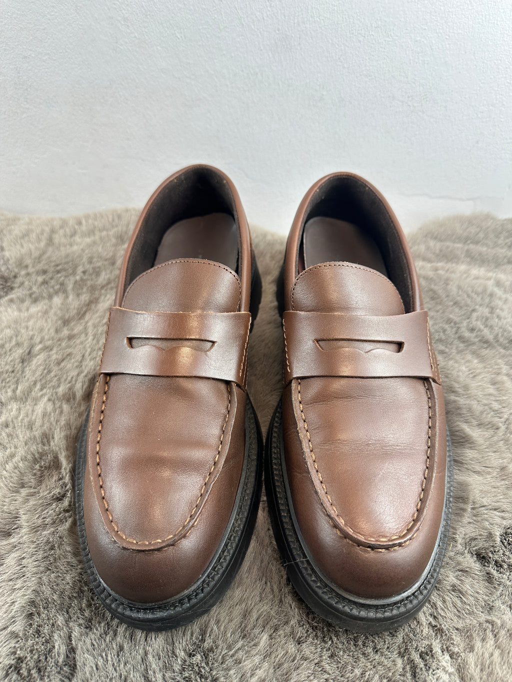 TOMMY HILFIGER LIGHT LEATHER LOAFER