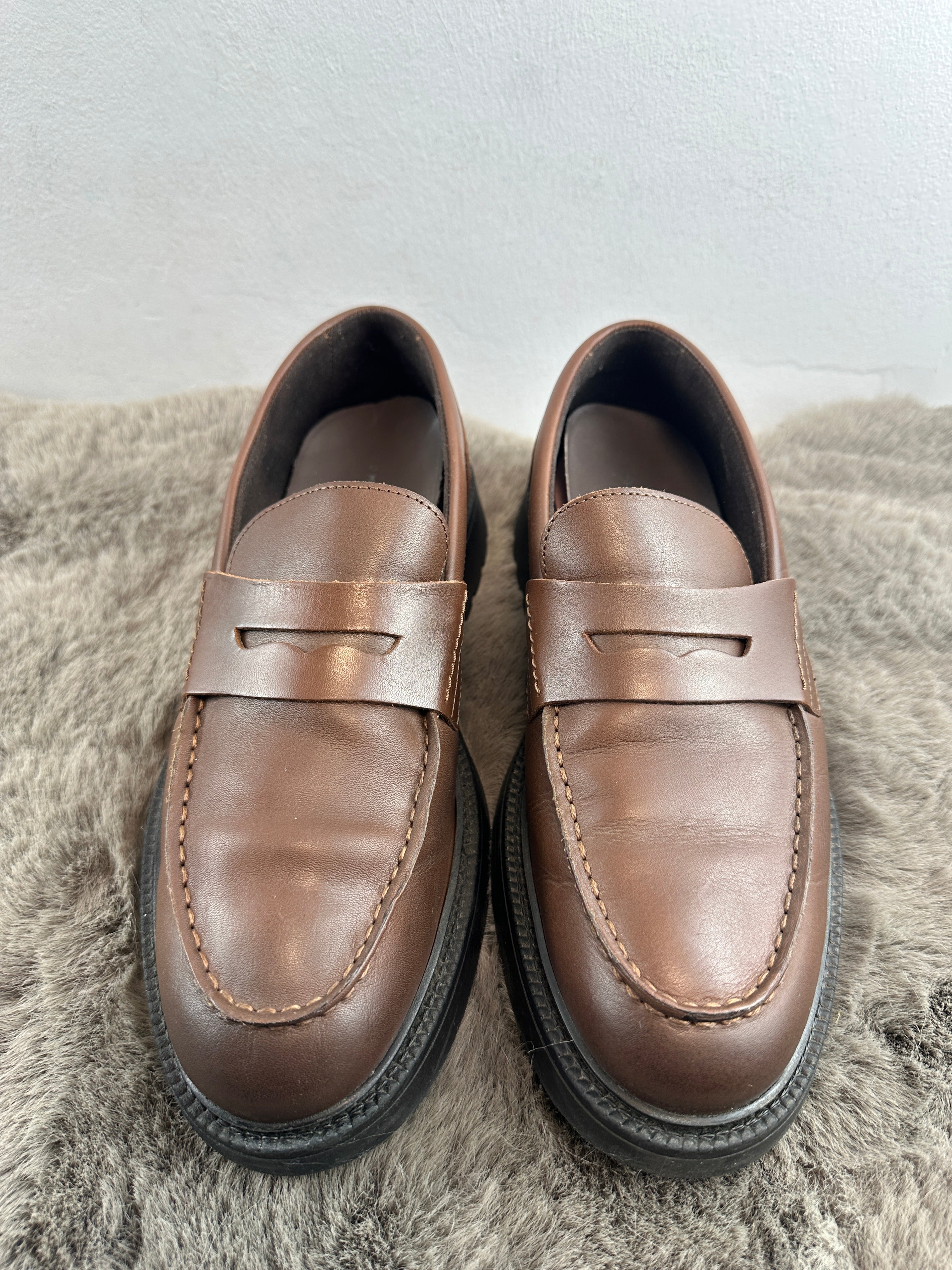 TOMMY HILFIGER LIGHT LEATHER LOAFER