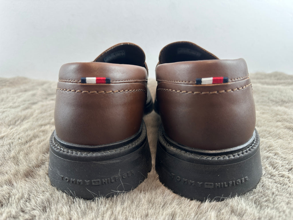 TOMMY HILFIGER LIGHT LEATHER LOAFER