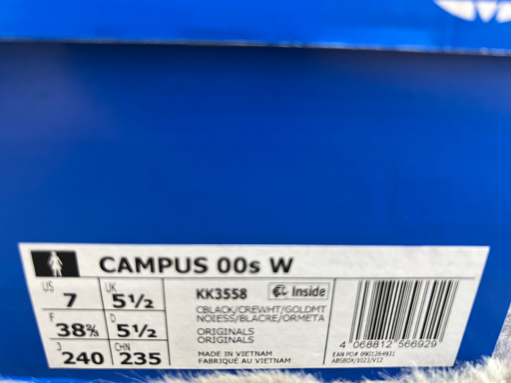 ADIDAS CAMPUS 00s "CORE BLACK"