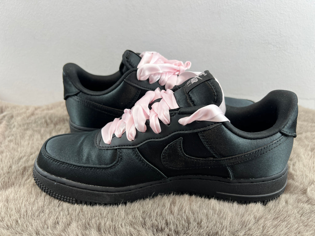 NIKE AIR FORCE 1 LV8 "BLACK SATIN"