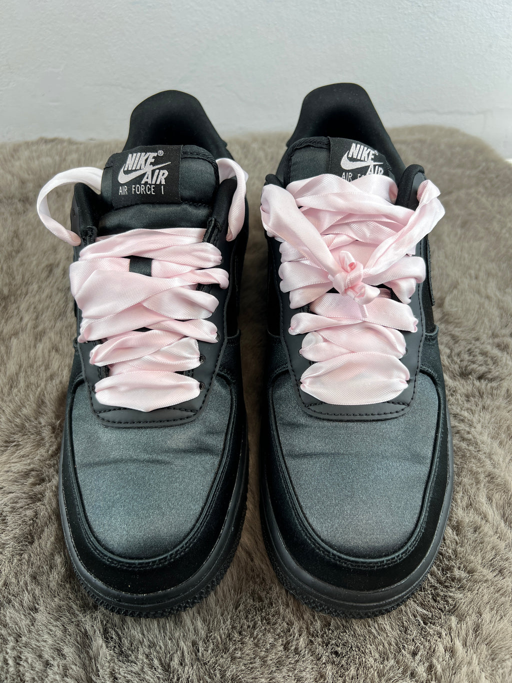 NIKE AIR FORCE 1 LV8 "BLACK SATIN"