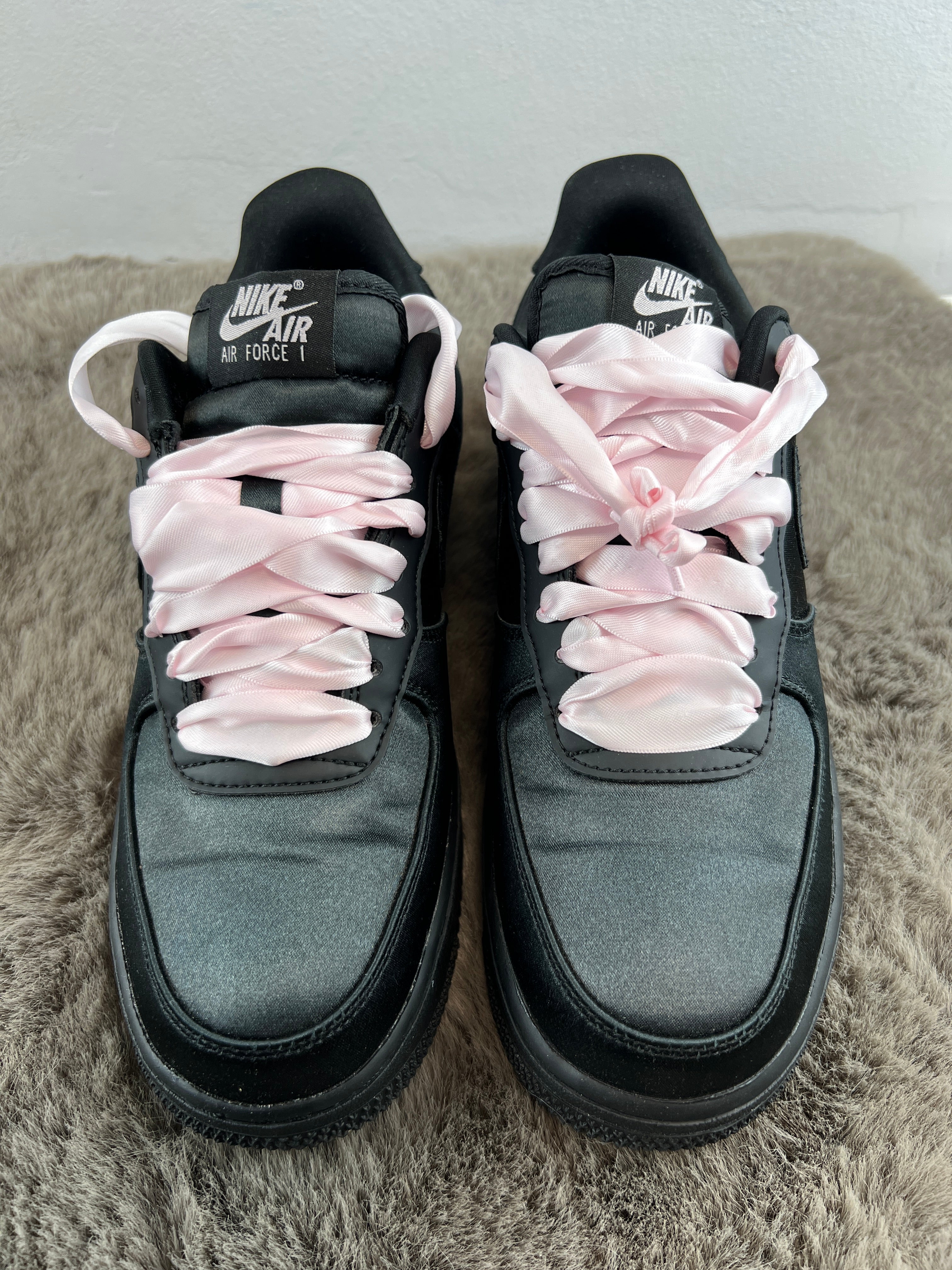 NIKE AIR FORCE 1 LV8 "BLACK SATIN"