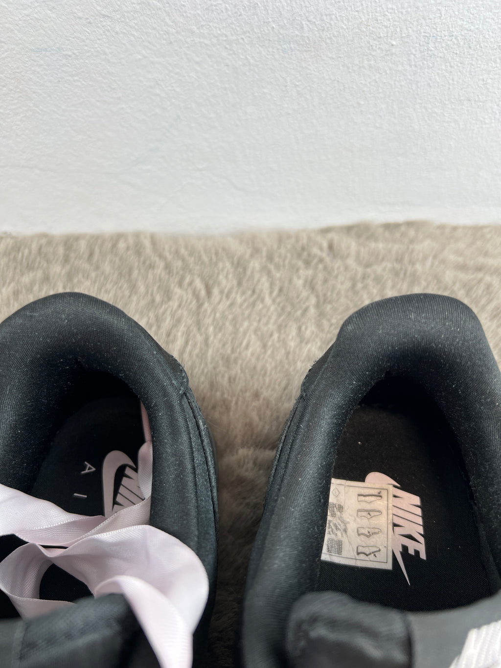 NIKE AIR FORCE 1 LV8 "BLACK SATIN"