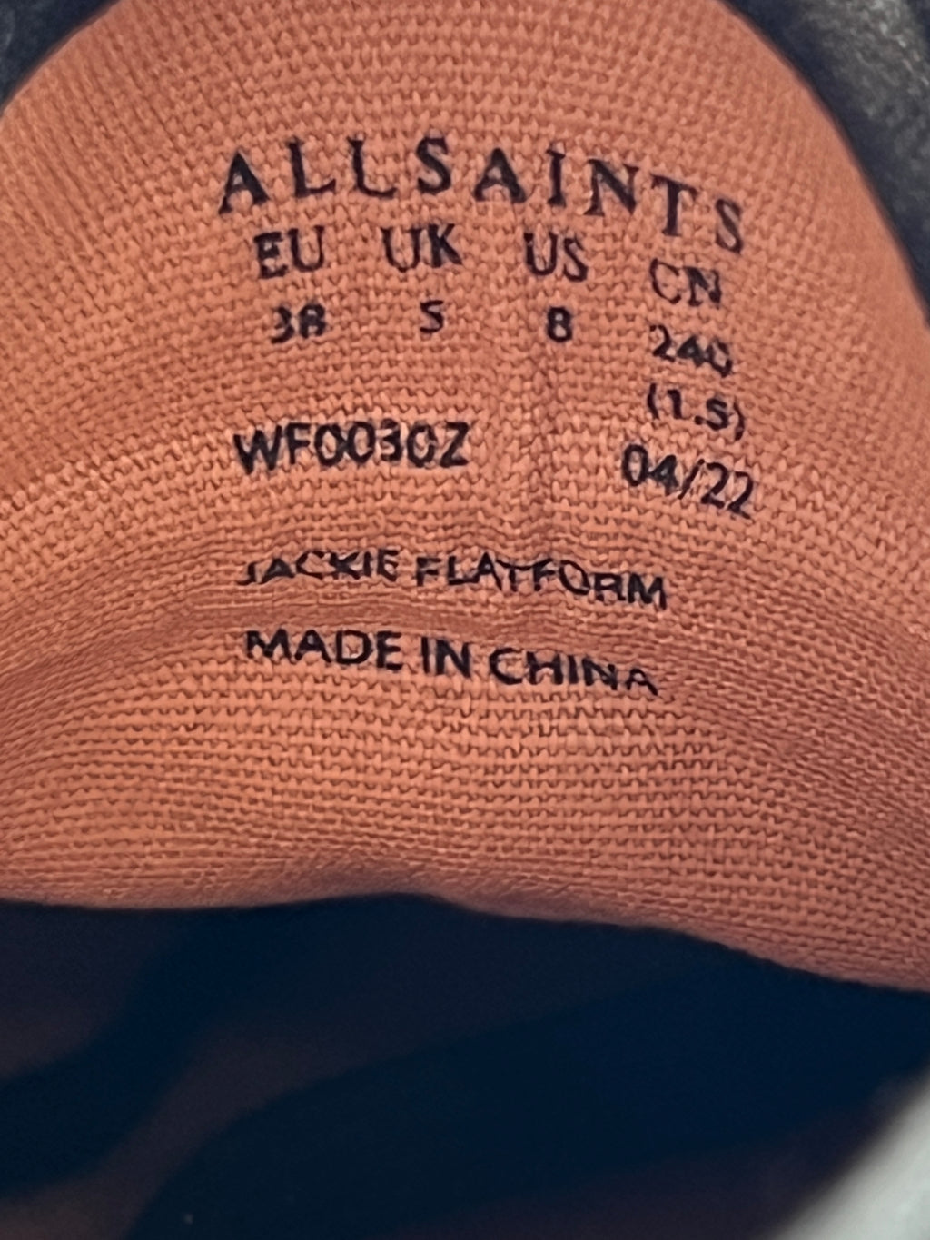 ALLSAINTS JACKIE FLATFORM