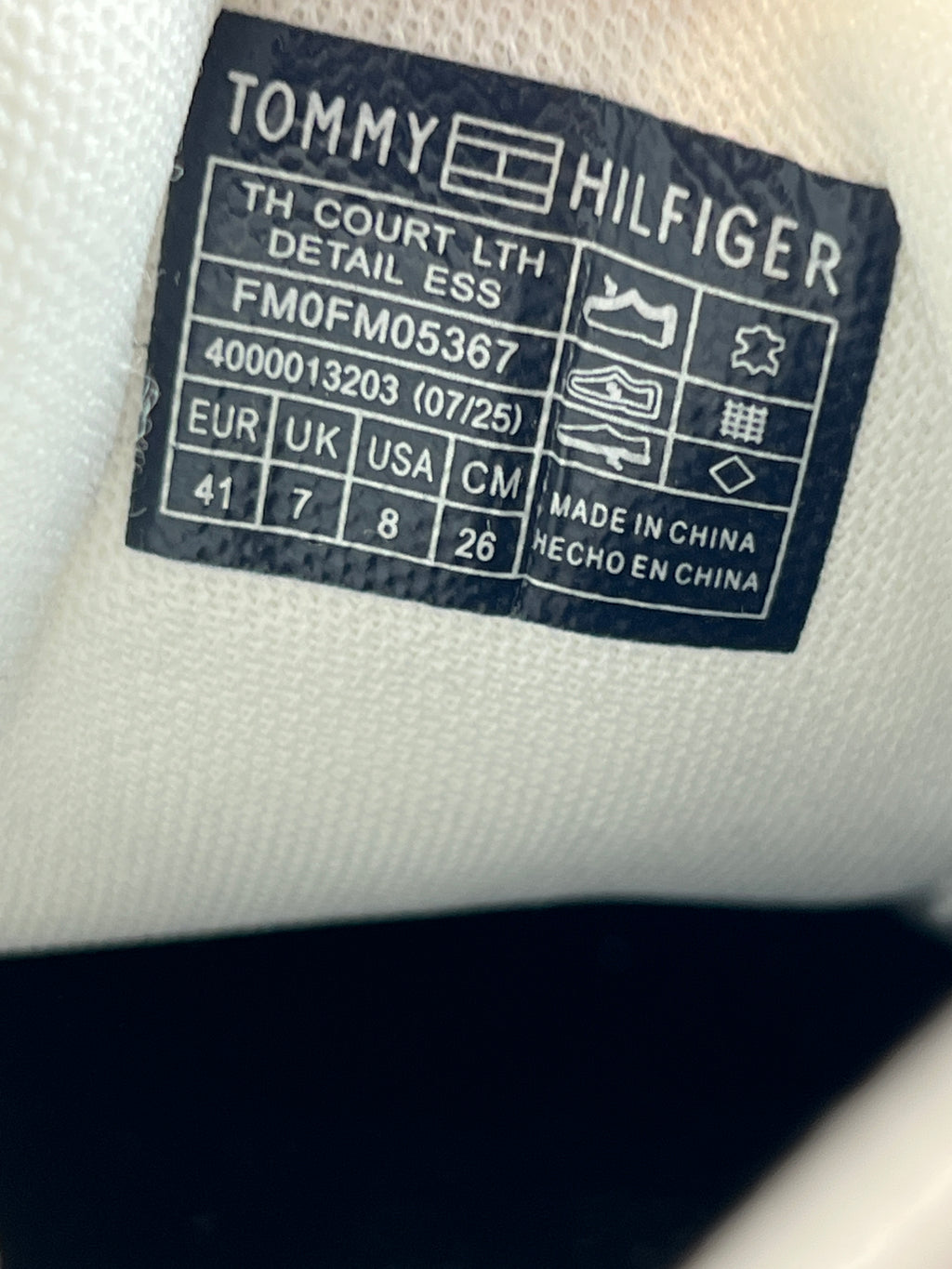 TOMMY HILFIGER COURT DETAIL ESS LTH