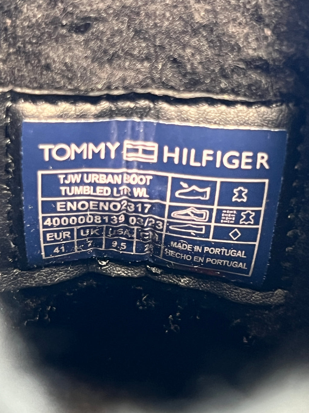 TOMMY HILFIGER URBAN BOOT TUMBLED LTR