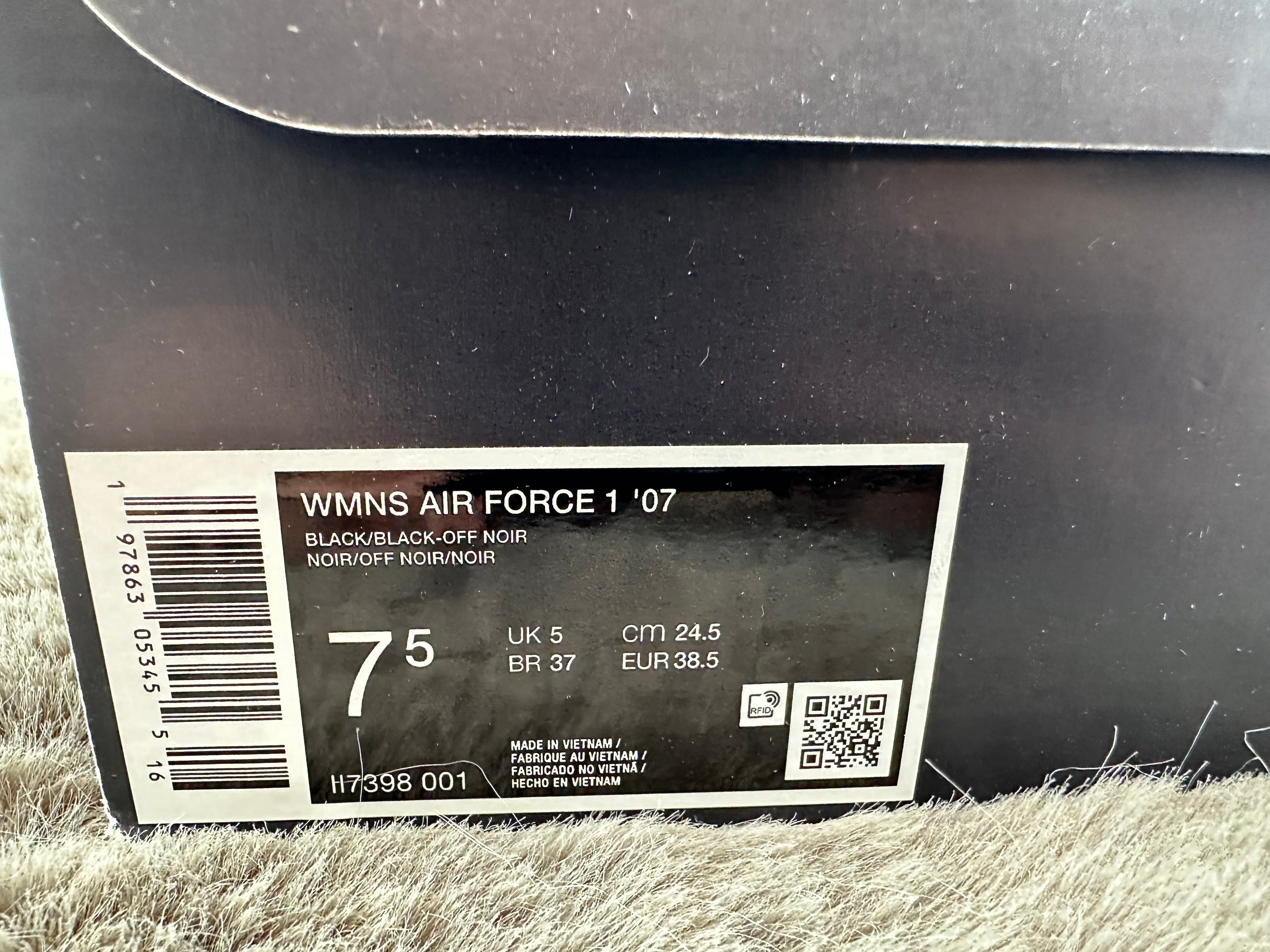 NIKE AIR FORCE 1 "PONY HAIR"