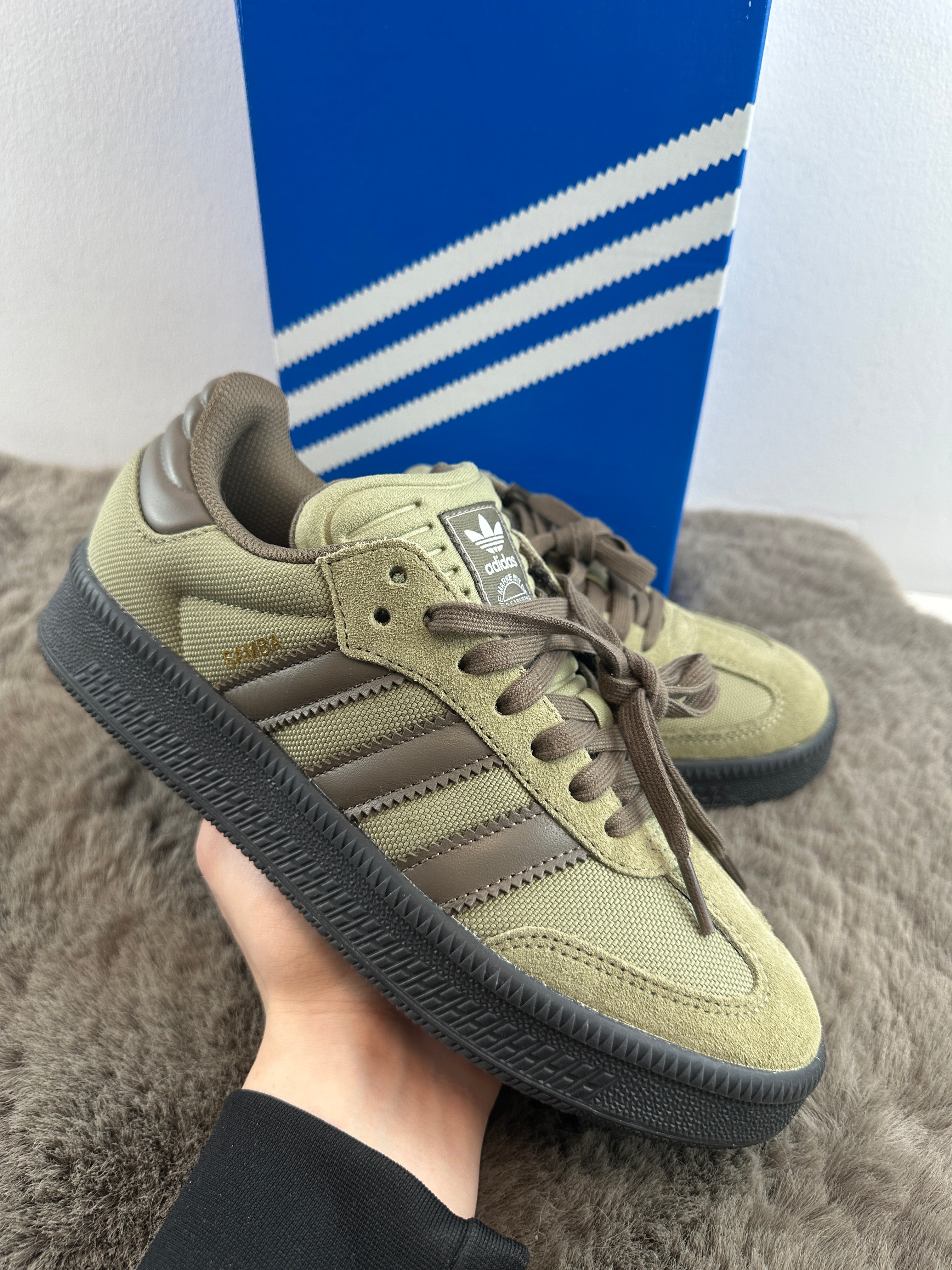 ADIDAS SAMBA XLG "ORBIT GREEN"