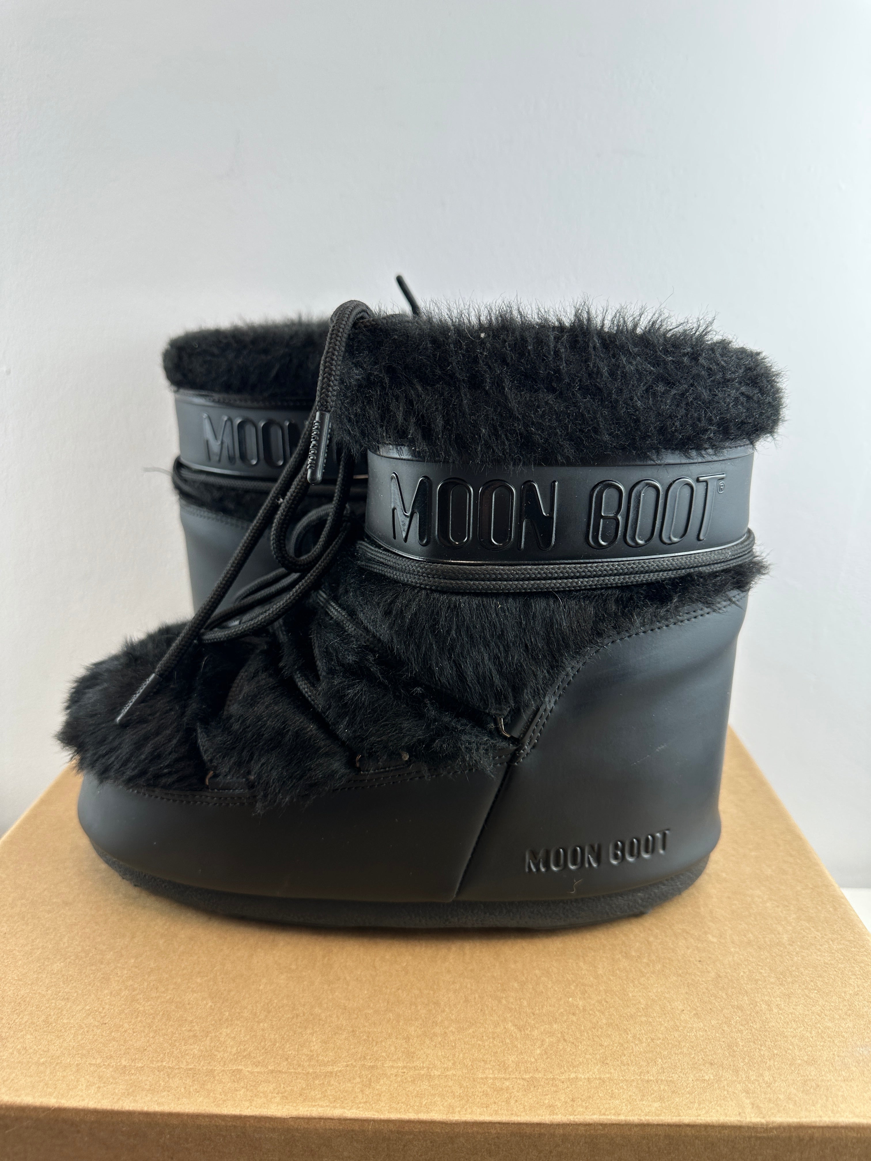 MOON BOOT ICON LOW FAUX FUR