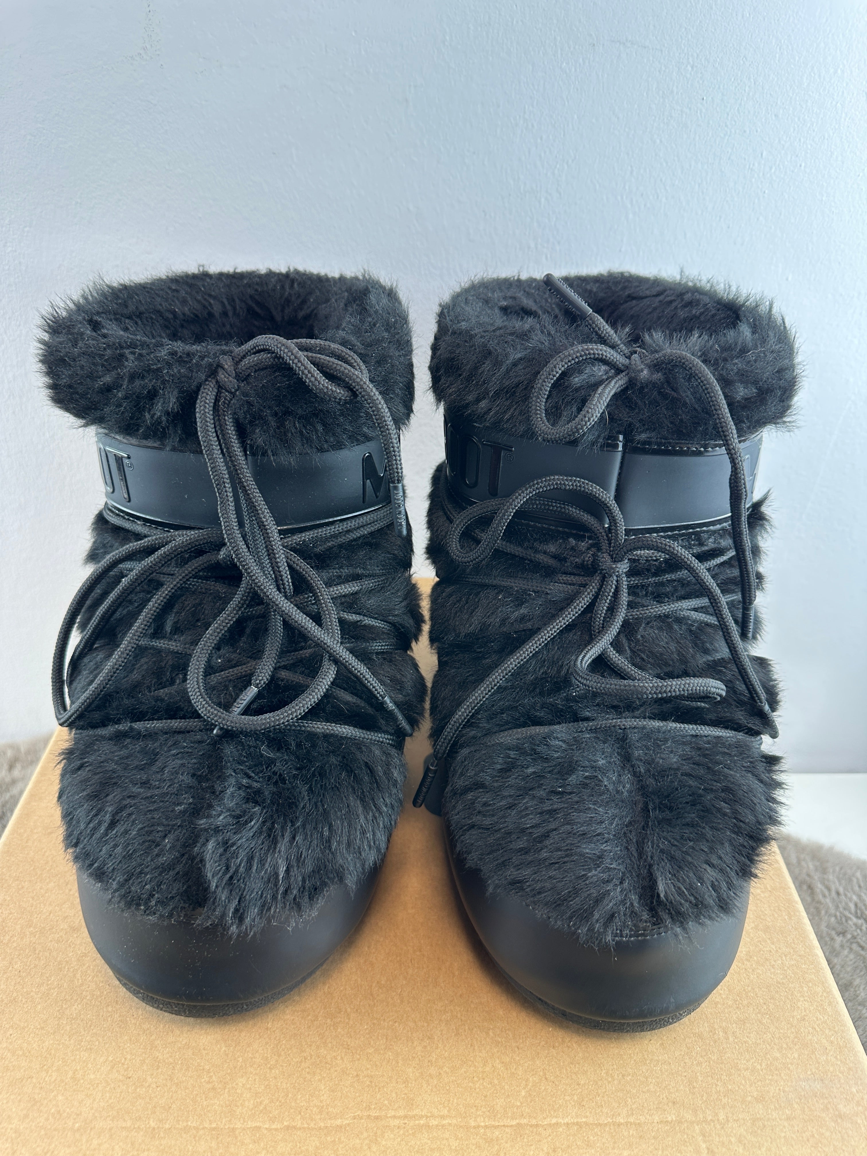 MOON BOOT ICON LOW FAUX FUR
