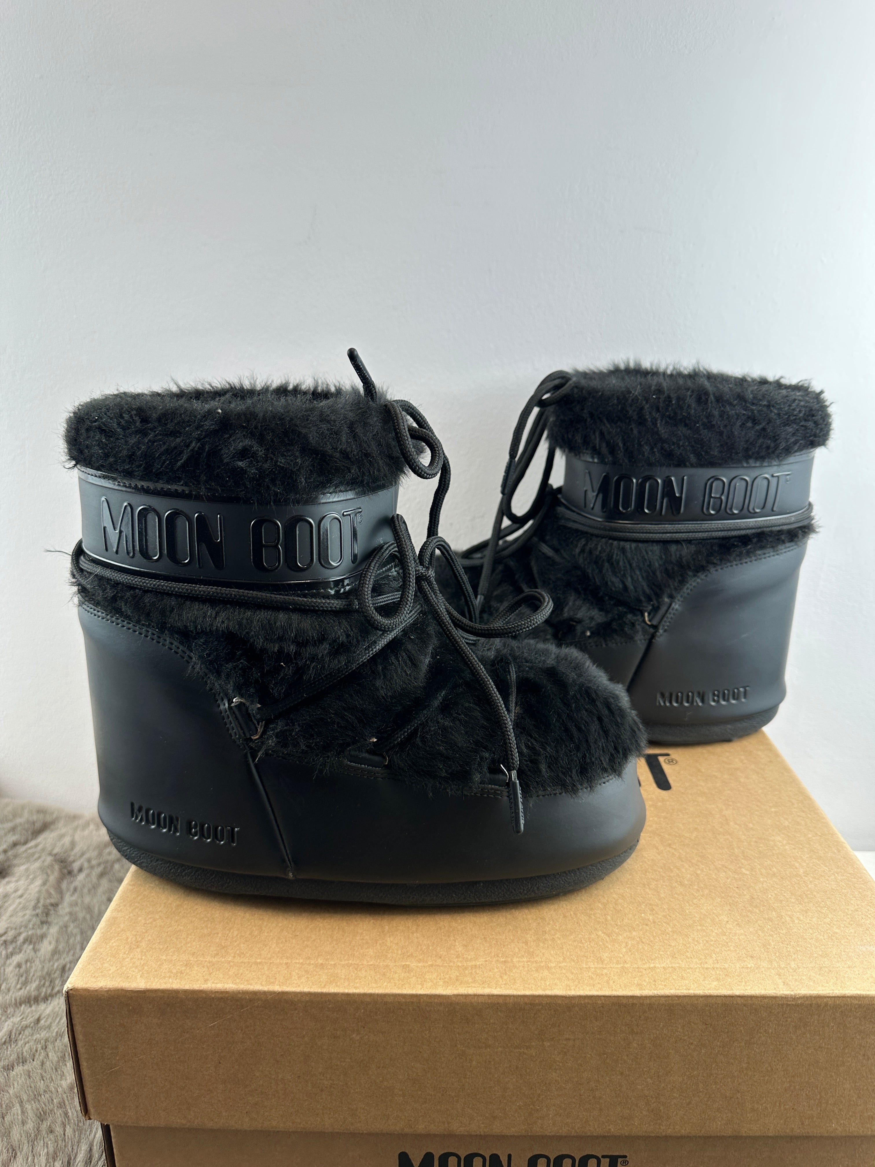 MOON BOOT ICON LOW FAUX FUR