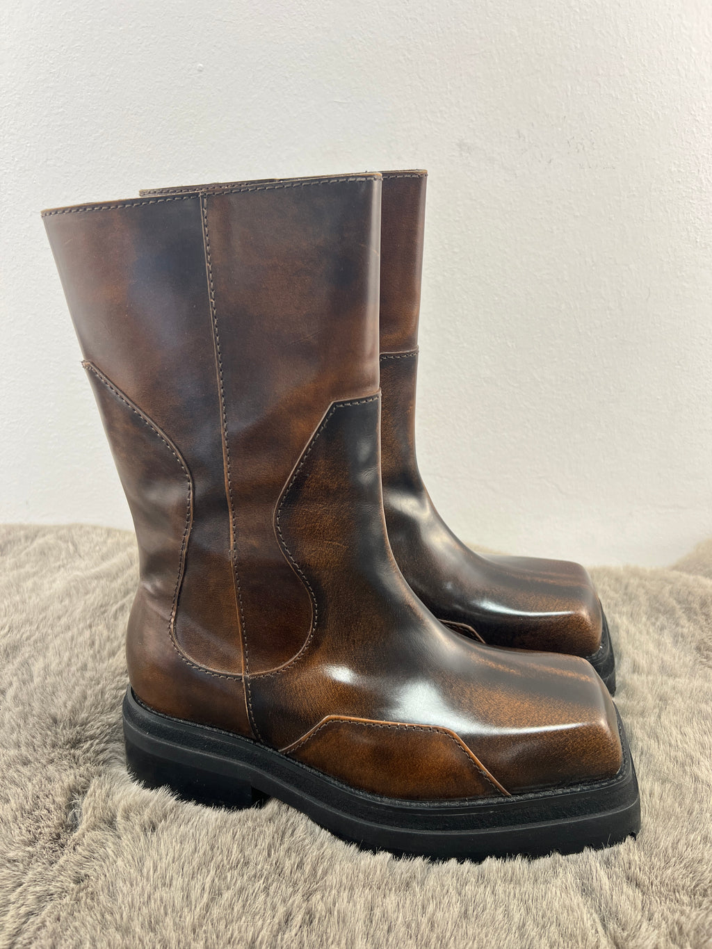 ECKHAUS LATTA STACKED BOOTS