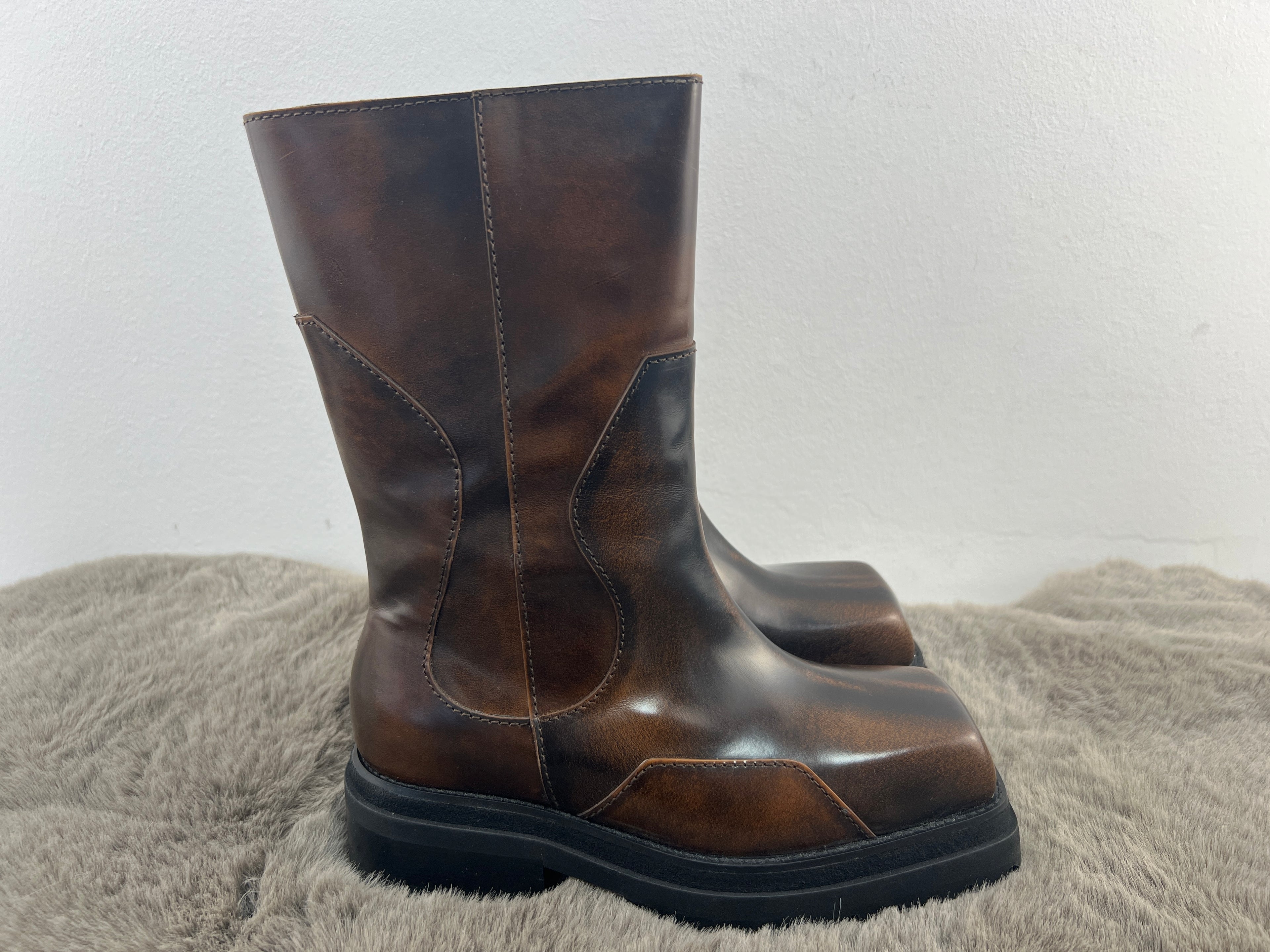 ECKHAUS LATTA STACKED BOOTS