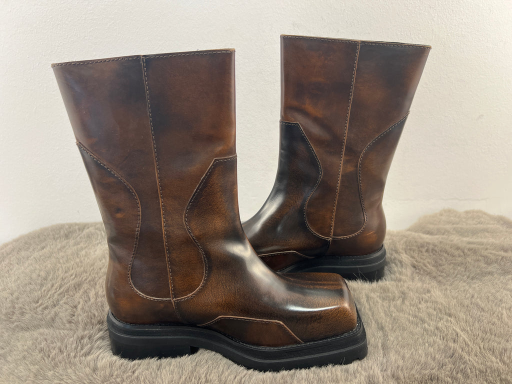 ECKHAUS LATTA STACKED BOOTS