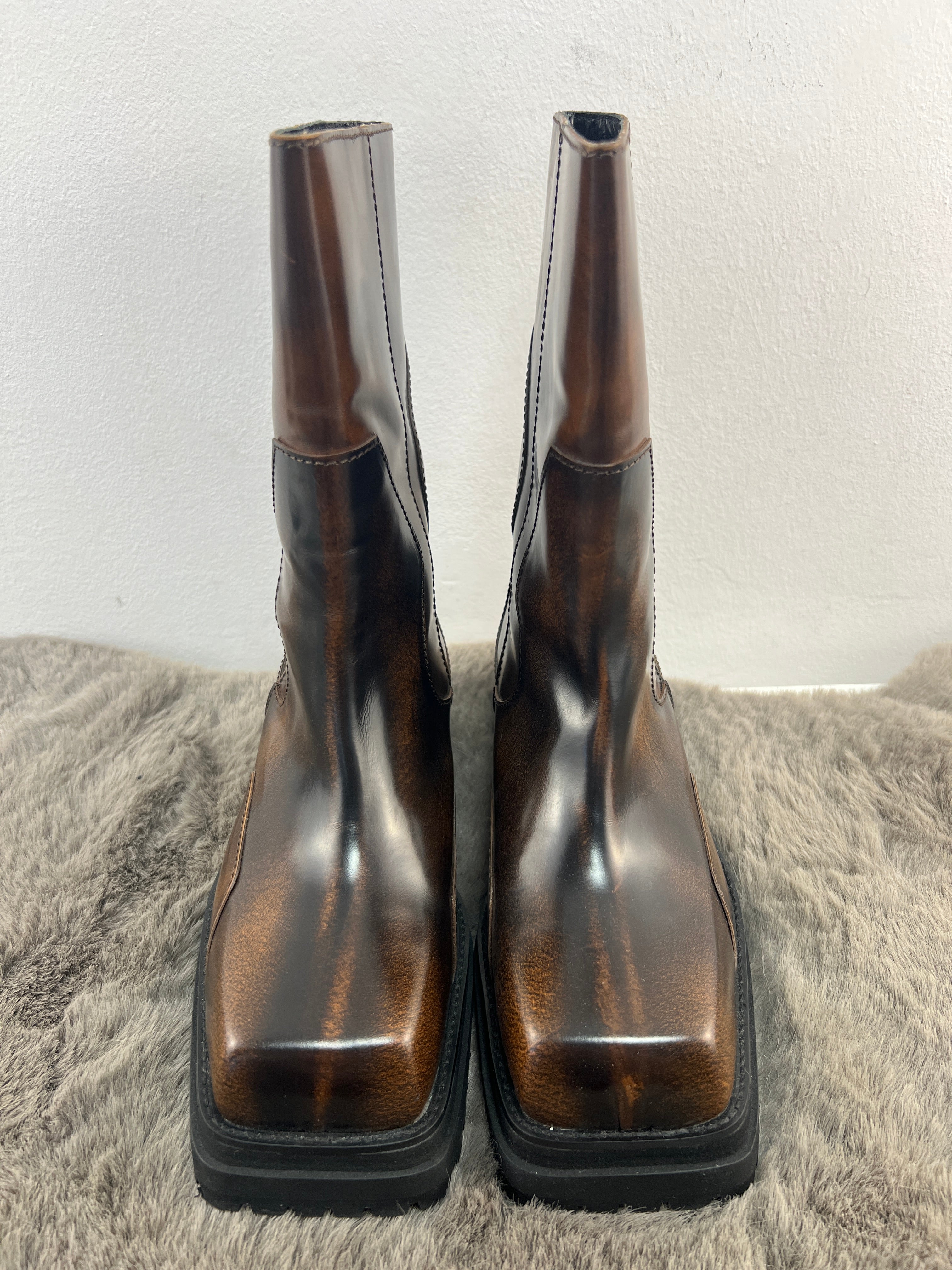 ECKHAUS LATTA STACKED BOOTS