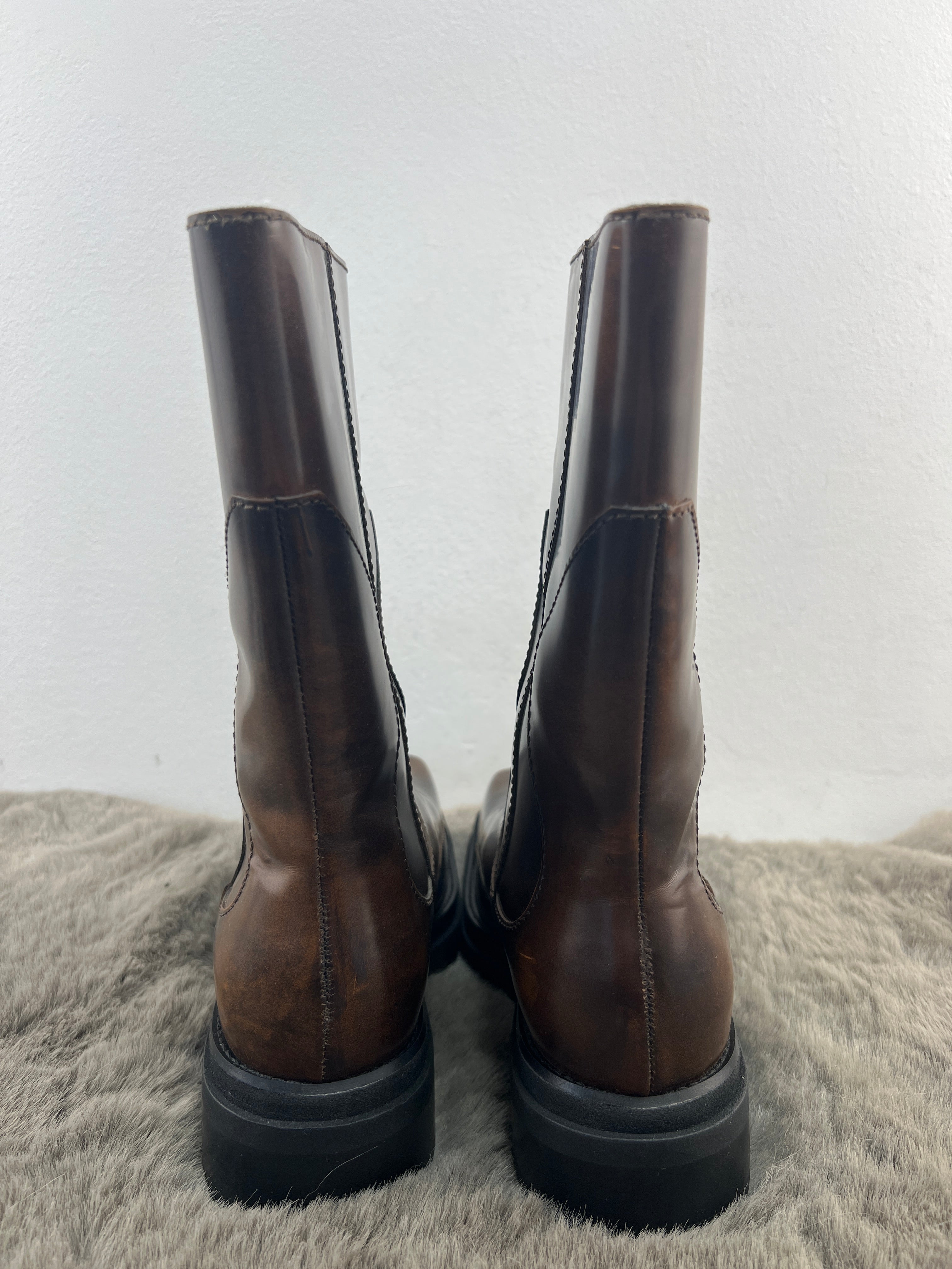 ECKHAUS LATTA STACKED BOOTS